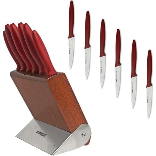 Pirge, Pure Line House Big Knife Set - 13 Pieces - Professional Household Knives, Kitchen Knives and Chef Knives - 35153