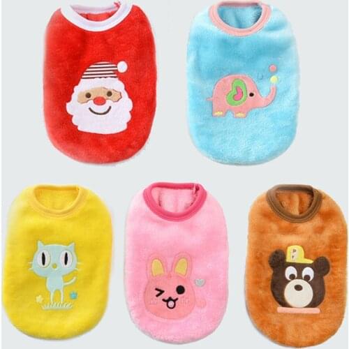 Pet Cat Clothing Winter Warm Fleece Bunny Rabbit Clothes Small Animal Chinchilla Ferret Costume Outfits Dog Apparel XXXS XXS XS