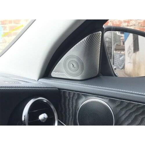 Window Triangle Pillar A Stereo Horn Speaker Audio Loudspeaker Cover Trim Accessories For Mercedes Benz C Class W205 2014 - 2020