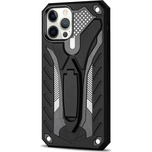 Armor Kickstand Case For iPhone 12 11 Pro Max X XR XS 8 7 Plus SE 2020 Shockproof Case Kickstand TPU Cover Coque Shell