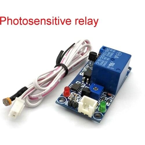 DC 5V 12V Light Photoswitch Sensor Switch LDR Photoresistor Relay Module Light Detection Photosensitive Sensor Board