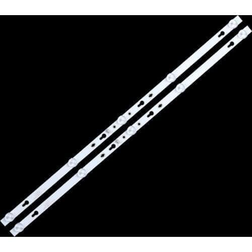 2pcs LED strip For L32M5-AZ TCL32D05-ZC22AG-11 16 THOMSON 32HD3301 32H3306 MPEG GIC32LB37_3030F 4C-LB3205-ZM01J LVW320NDEL