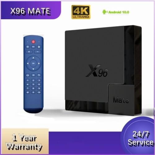 Best IPTV Box X96 Mate TV Box Android 10.0 Allwinner H616 2.4G/5G WIFI 4K 4G 32G 64G smart ip tv Set Top Box Ship from France