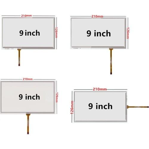 9/10.1 Inch Universal Resistance Digitizer Touch Screen Panel Glass For Car DVD GPS Navigation Multimedia Replacement Parts