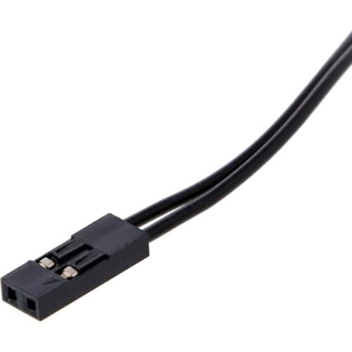 Water Cooling System 10K Temperature Sensor G1/4" Stop Fitting 2-Pin Plug Cable