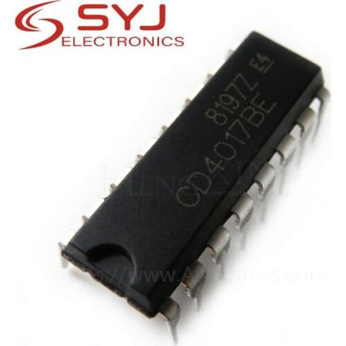 10pcs/lot CD4017BE CD4017 DIP-16 In Stock