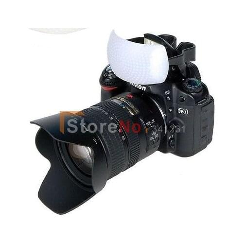 2pcs White Built-in Flash SoftBox Camera Diffuser Softlight For canon nikon DSLR Camera