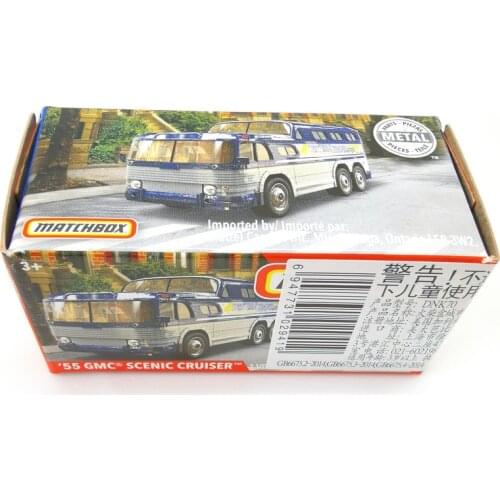 55 GMC SCENIC CRUISER 2019 Matchbox Cars 1:64 Metal Diecast Alloy Model Car Toy Vehicles