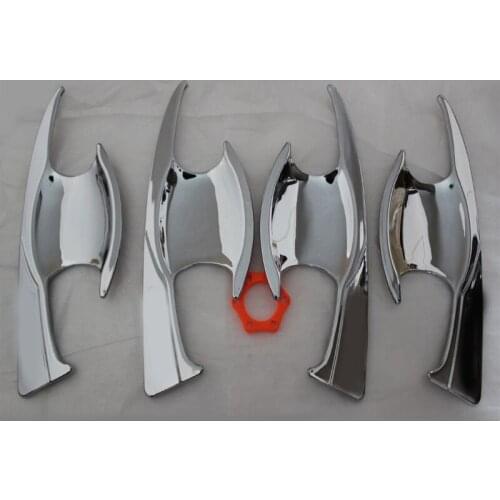 For Toyota Hilux revo accessories ABS chrome door handle insert trim for hilux revo 2015-2017 car styling hilux revo bowl parts