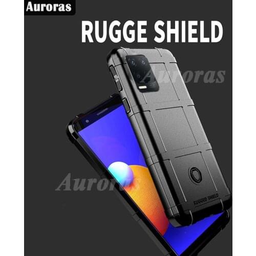 Auroras Armor Case For Realme8 Military Protect Rugged Shield Silicone Cover For Realme 8 Pro Cover