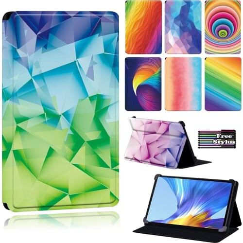 Flip Cover Case for Huawei Enjoy Tablet 2 10.1/Huawei Honor V6/MatePad(10.4/10.8/Pro 10.8/T8) - Watercolor Series Tablet Case