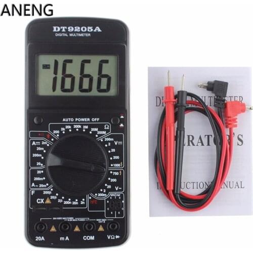 ANENG DT9205A Digital Multimeter AC/DC Voltmeter Ammeter Resistance Capacitance Meter