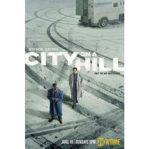City On A Hill Kevin Bacon Jonathan Tucker TV Series Silk Fabric Wall Poster Art Decor Sticker Bright