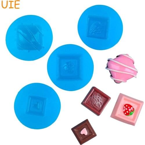 KYL048U,KYL051U,KYL172U,KYL176U 3D Square Chocolate Silicone Mold - For Cake Fondant Decoration Candy Resin Soap Jewelry Mould