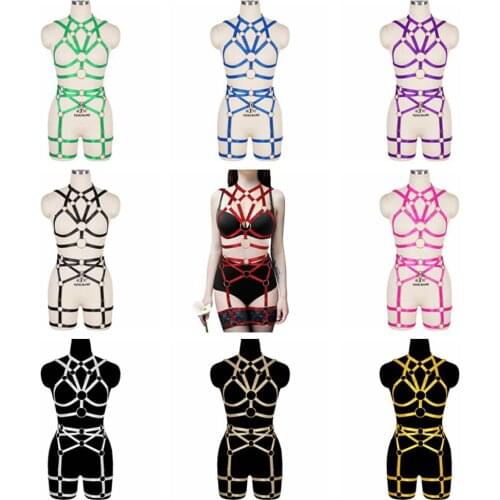 Sexy Lingerie Set Exotic Costume Harness Fashion Dress Dance Rave Accessories Punk Goth Sword Belt Garters Womens Underwear