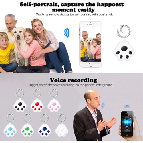 Mini Smart GPS Tracker Key Finder Locator Wireless Bluetooth Anti Lost Alarm Sensor Device Tracker For Kids Pets Car Luggage
