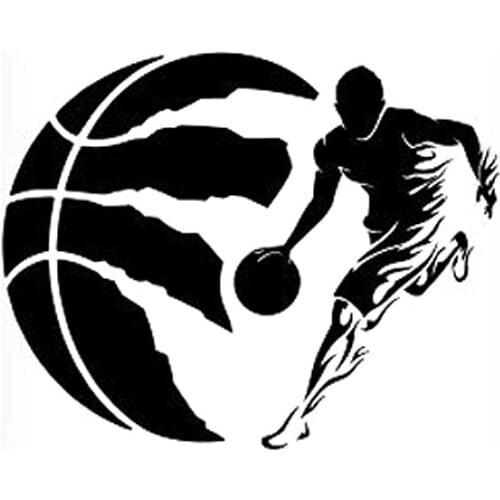 Fashion Basketball Player Car Sticker Vinyl Cover Scratches Waterproof Anti-UV Car Window Body Decorative Stickers Accessories