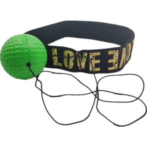 Head-mounted Boxing Speed Response Training Ball Reflection Ball PU Foam Ball Home Fitness Equipment