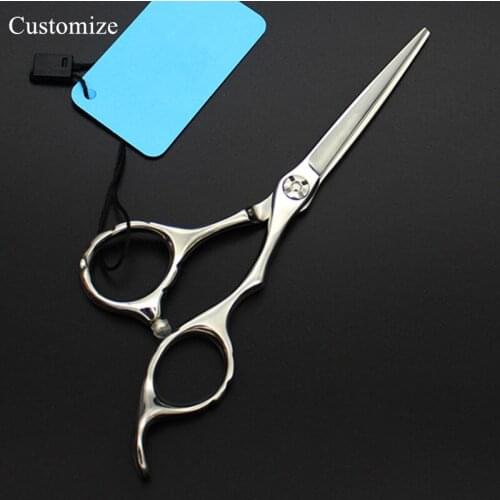 Customize Japan steel 5 inch small hair salon scissors nose trimmer eyebrow cutting barber eyebrows shears hairdressing scissors