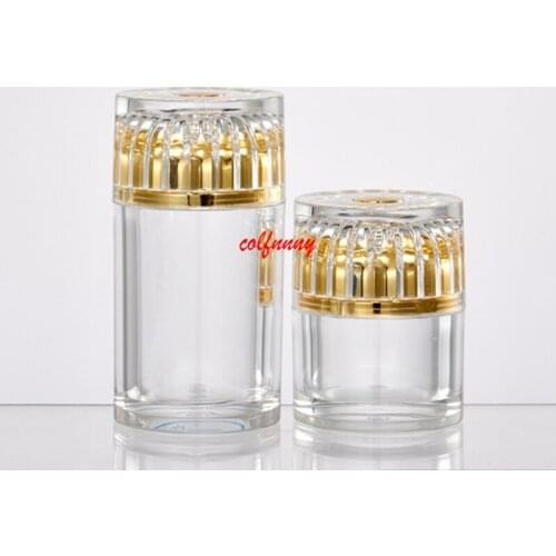 30g 60g Empty Bottle 30g Acrylic Cream Jar Cosmetic container Plastic Lotion Bottle Eye cream jar cosmetic packaging F050720