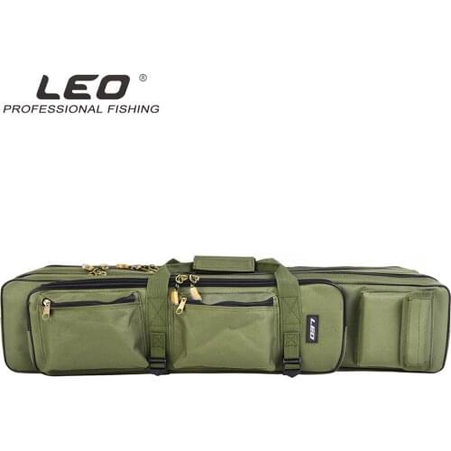 Fishing Bag Pesca Foldable Fishing Rod Carrier Backpack Fishing Tackle Bag Portable 3 Layers Vissen Accessory Tools Storage Case