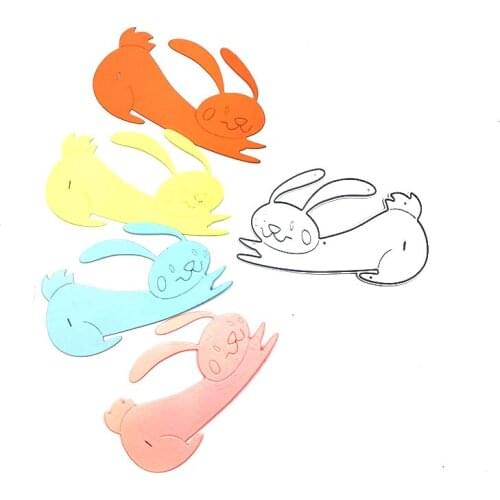 Julyarts Lie Prone On The Rabbit Dies Scrapbooking Nouveau New Cutting Dies for 2021 Mould Blade Punch Stencils Dies