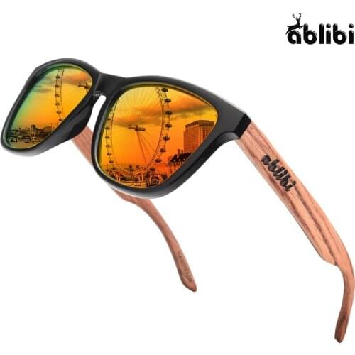 Sunglasses Women,2019 Vintage Wooden Polarized Eyewear Zebra Wood Sun Glasses UV400 Protection Wooden Original Gift Box