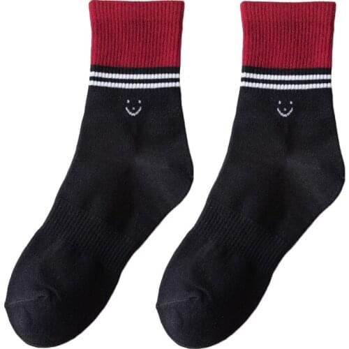 YZ-S-ZZ-0017 Vintage jacquard Socks New Cotton socks with High Quality Leisure Socks with Beautiful stripe for 2021