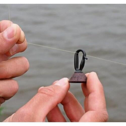 1 Stuks Hoge Kwaliteit Gecoat Backleads Karper Terug Leads Fishing Tackle Met Swivel Veilige Clip Terug Leads 1oz/1.5Oz 30/40g