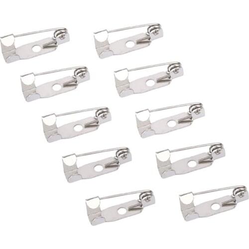 50pcs Pins lapel pins safety pin 15mm for DIY brooch pins / badges or any other craft projects