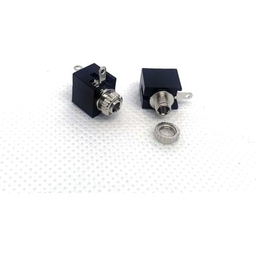 Free 10 pcs of 2.5mm Audio jack PJ-201M Copper Sleeve Horizontal Plug-in PJ201 3pin DIP Stereo Master RHOS2.0