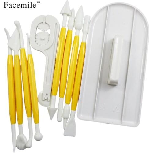 Free Shipping Screeding Unit/Small Roller/Yellow 8 Sculpture Group 3 Suits Mold Gift Baking Pastry Decorating Mould Tools 03104