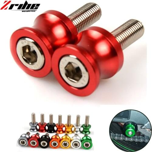 For 6mm 8mm 10mm Motorcycle CNC Aluminum Swingarm Spools Slider For Ducati 695 MONSTER MONSTER S2R 800 848 EVO 999 S R For MV F4