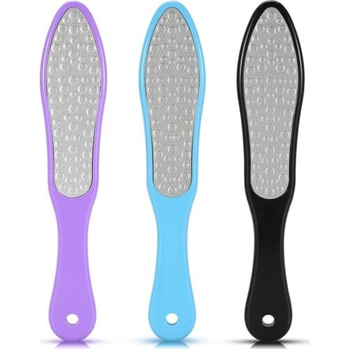 Double Sided Foot File Dead Skin Callus Remover Stainless Steel Pedicure Foot Rasp File Cuticle Fle for Legs Care Feet Footholds