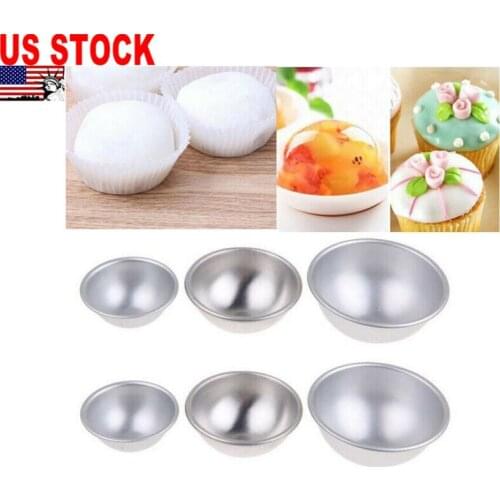 Maker Cake Tools 3D Ball Sphere Ice cream Cake Pan Baking Mold Pastry Mould