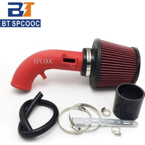 SPCOOC Car Modified Sport High Flow Cold Air Intake Filter Kit Fit For Honda Jade Vezel And Honda Civic 8th Red