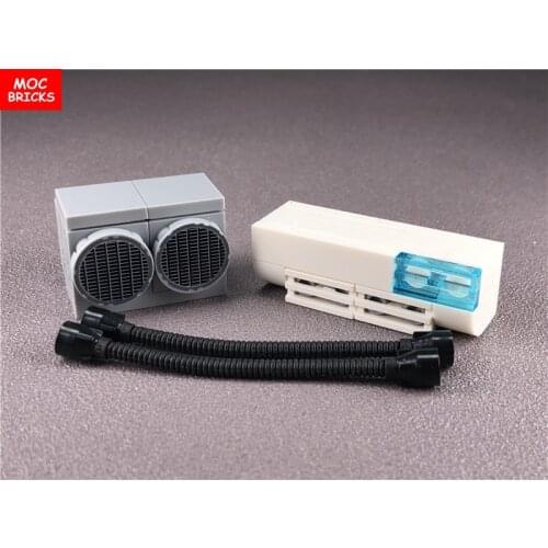 1sets/lot MOC Bricks Plant DIY Air conditioner 2P Educational Building Blocks Figure kids Dolls Toys children Xmas gifts