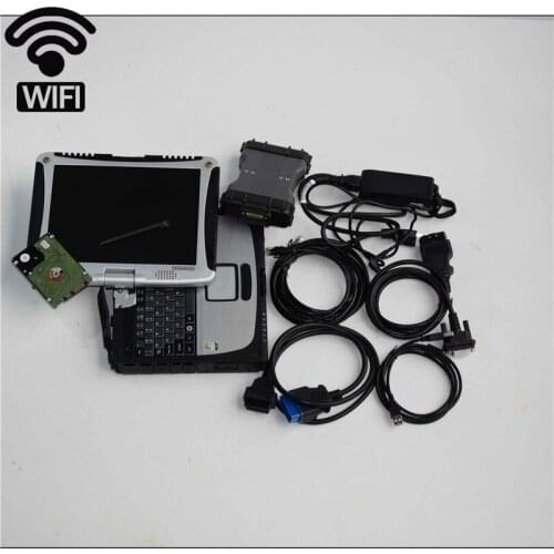 MB Star C6 DoIP Multiplexer With V2019.12 Software HDD Supprot WIFI Diagnosis VCI scanner with CF-19 Laptop ready to sue