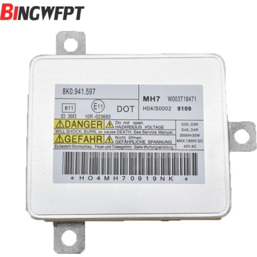 New Headlight Lamp HID Ballast 8K0941597 8K0941597C 8K0941597E 2048703226 For Audi A3 2008-2013 A4 2007-2011 VW CC