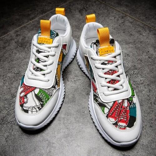 2021 New Mens Shoes Korean Version of Leisure Breathable Sports Shoes Fashion Trends Go with Running Shoes Men Shoes Sneakers