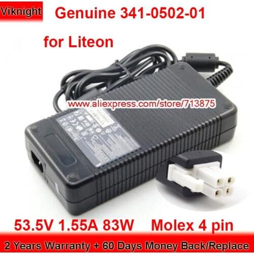 Genuine 341-0502-01 Ac Adapter 53.5V 1.55A Charger for 890 INTEGRATED SERVICES ROUTER 897 C891F-K9 PA-2121-1-LF Power Supply