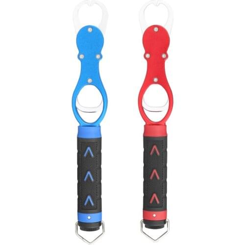 Fishing Aluminum Fishing Pliers Hook Remover or Fishing Lip Grip Grabber with Scale FK88