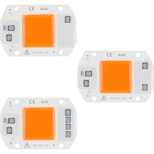 AC220V Led Plant chip 10W 20W 30W 50W light bulb with full spectrum indoor plant growth lighting seedlings for flower growt