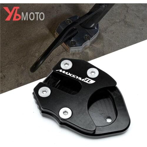 MOWOK Motorcycle Performance Foot Enlarger Side Stand Extenstion Plate Fits For SYM MAXSYM TL 500 TL500 2020
