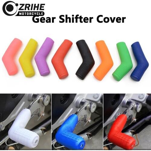 Universal Moto Gear Shift Lever Protective Cover For Aprilia RS 150 250 SHIVER/GT FRISSON/GT DORSODURO 750 1200 CAPONORD ETV1000