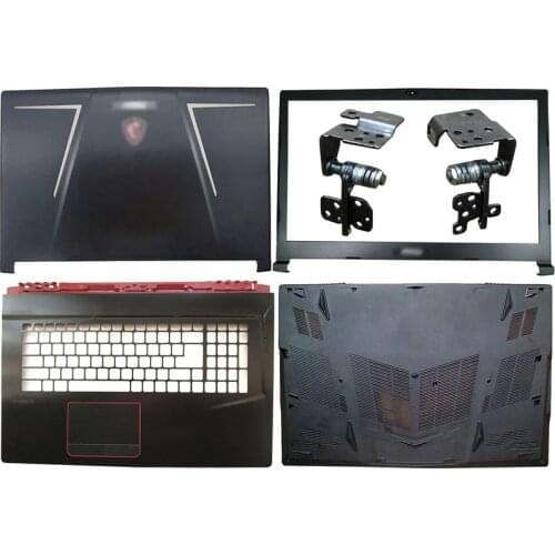 For MSI GE73 GE73VR Raider RGB 8RE 8RF MS-17C5 Laptop LCD Back Cover/Front Bezel/Hinges/Palmrest/Bottom Case 7 Colors