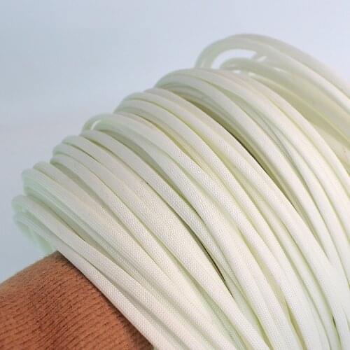 1M 1-25mm Diameter 600 Deg High Temperature Cable Sleeving Fiberglass Tube Braided Soft Chemical Fiber Tubing Insulation casing
