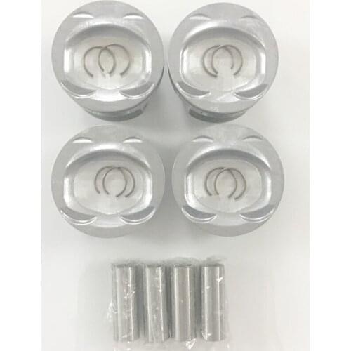 4 PCS 03C107065AP Engine Piston for VW 1.4TSI CAXA CAXC CMSA CNVA