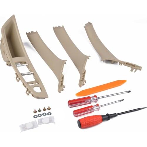 51417225875 Left Front Side Car Interior Door Handle Window Lift Switch Button Frame Panel for BMW 5 Seriess 520 523 525 528-535