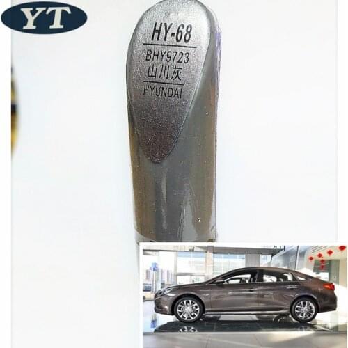 Car scratch repair pen, auto paint pen GRAY color for Hyundai IX35 IX25 Elantra Accent I30 Verna Tucson Sonata Santafe